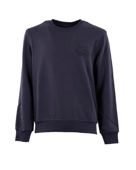 Shop ETRO  Felpa: Etro felpa in cotone.
Girocollo.
Logo ricamato sul petto. 
Polsini e fondo elasticizzati.
Composizione: 90% Cotone, 10% Poliestere.
Made in Italy.. MRMB0010 AJ292-B0065